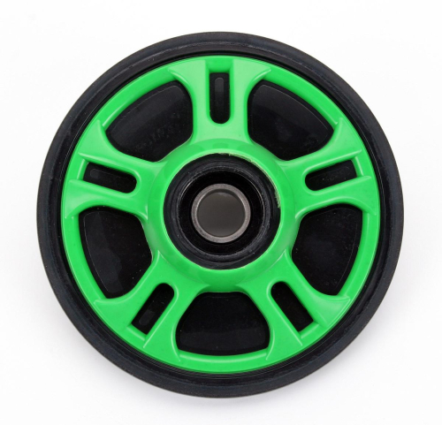 Parts Unlimited - Parts Unlimited Colored Idler Wheel - 6.38in. x 6.25in. (With Insert) - Green - R6380T-2 305B