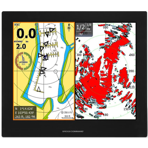 Green Marine Monitors - Green Marine BridgeCommand&trade; Multi-Touch Glass Bridge IP65 Sunlight Readable Marine Display - 19"