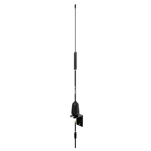 Shakespeare - Shakespeare AM/FM Low Profile Stainless Whip - 2' - Black