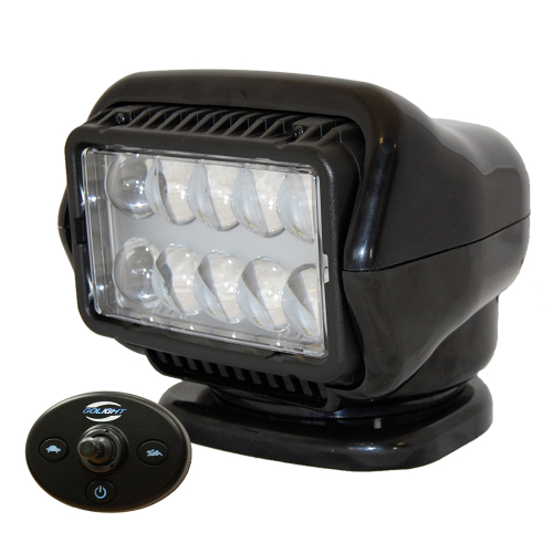 Golight - Golight LED Stryker Searchlight w/Wired Dash Remote - Permanent Mount - Black