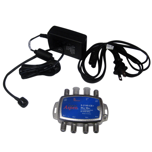 KVH - KVH 2 x 4 Active Multiswitch w/Power Supply