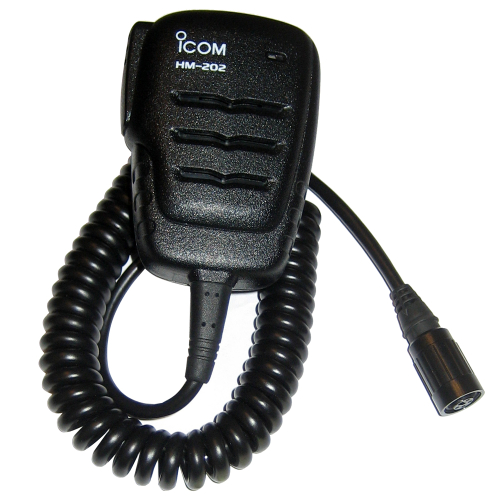 Icom - Icom HM-202 Compact Speaker Mic - Waterproof