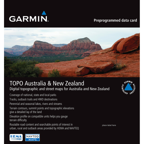 Garmin - Garmin TOPO - Australia & New Zealand - microSD&trade;/SD&trade;