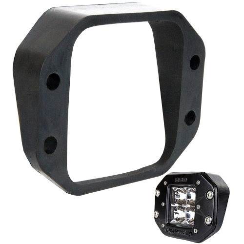 RIGID Industries - RIGID Industries D-Series Angled Flush Mount Kit - Up/Down
