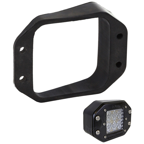 RIGID Industries - RIGID Industries D-Series Angled Flush Mount Kit - Left/Right