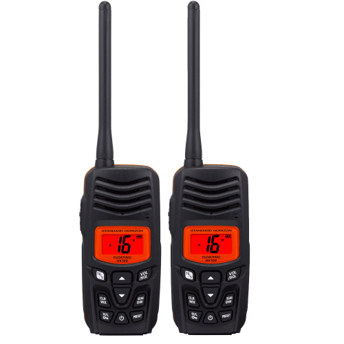 Standard Horizon - Standard Horizon HX100 2.5W Floating Handheld VHF - 2-Pack
