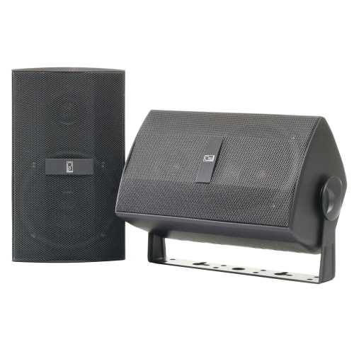 Poly-Planar - Poly-Planar MA-3030 60 Watt Box Speakers - Gray