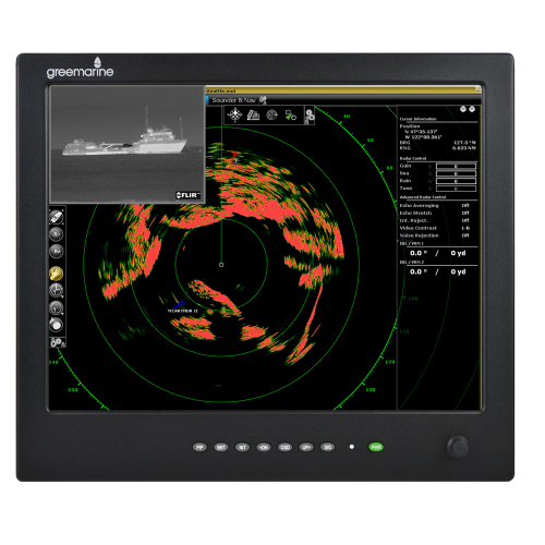 Green Marine Monitors - Green Marine AWM Series II IP65 Sunlight Readable Marine Display - 15"