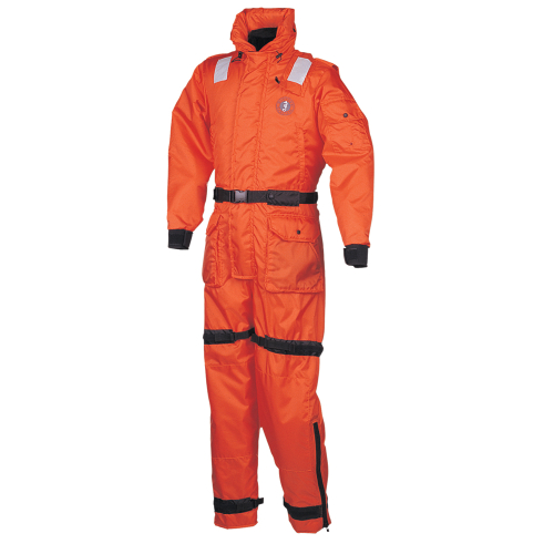 Mustang Survival - Mustang Deluxe Anti-Exposure Coverall & Worksuit - LG - Orange