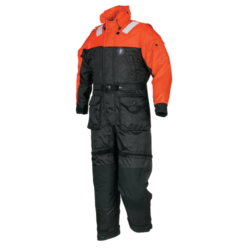 Mustang Survival - Mustang Deluxe Anti-Exposure Coverall & Worksuit - LG - Orange/Black