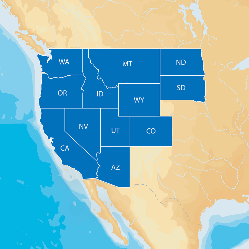 Navionics - Navionics HotMaps Platinum Lake Maps - West - microSD&trade;/SD&trade;
