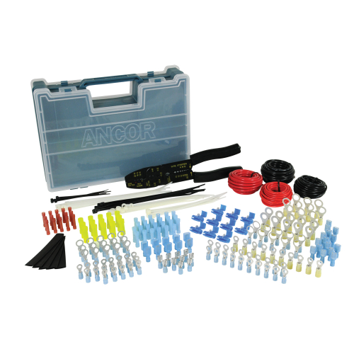 Ancor - Ancor 225 Piece Electrical Repair Kit w/Strip & Crimp Tool
