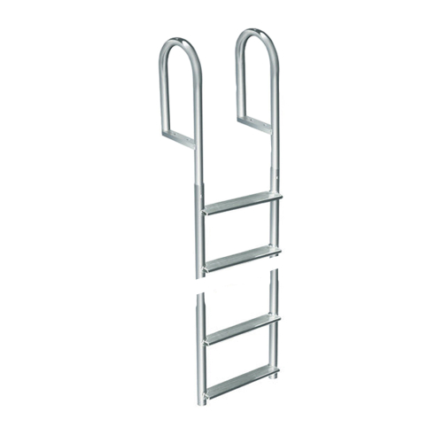 Dock Edge - Dock Edge Welded Aluminum Fixed 4 Step Ladder