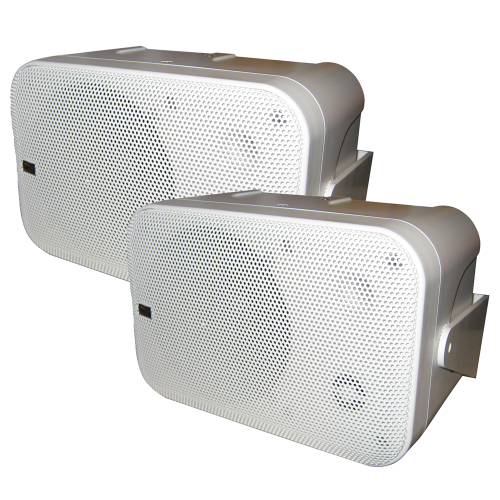 Poly-Planar - Poly-Planar MA-9060 100 Watt Box Speakers - White