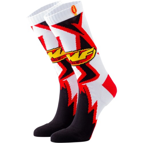 FMF Racing - FMF Racing Shatter Socks - HO20194903WHT - White - OSFM