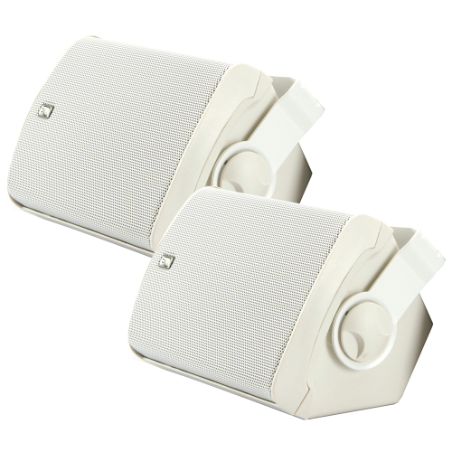 Poly-Planar - Poly-Planar MA-7500 100 Watt Compact Box Speaker - White