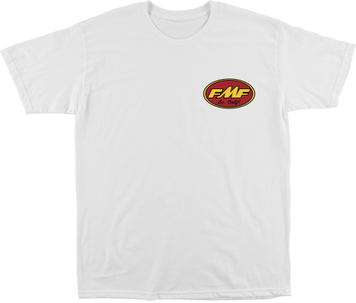 FMF Racing - FMF Racing Emblem T-Shirt - SP21118910-WHT-L - White - Large