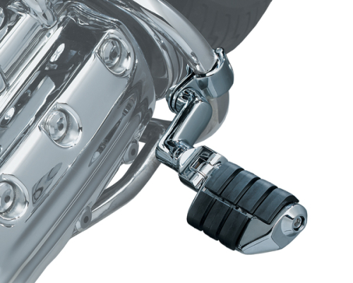 Kuryakyn - Kuryakyn Tour-Tech Cruise Pegs - Dually ISO Pegs, Offset Mount 1 1/8in. clamps - 7966