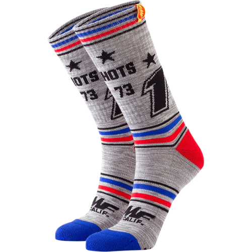FMF Racing - FMF Racing Holeshots Socks - HO20194905GHR - Heather Gray - OSFM