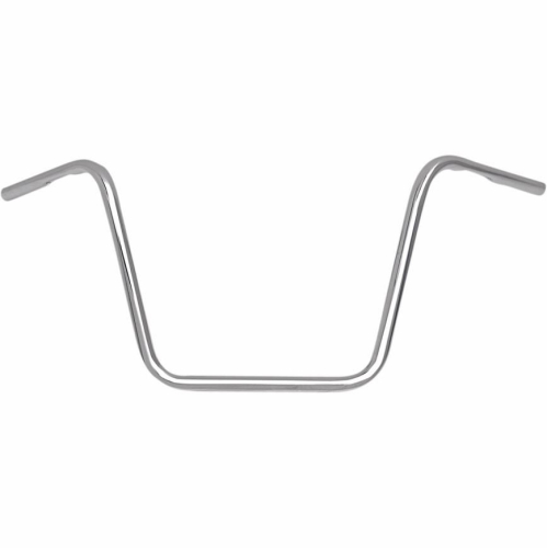 Drag Specialties - Drag Specialties 1in. Buckhorn High Handlebar - Dimpled - Chrome - 06010574