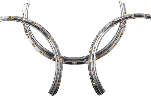 Kuryakyn - Kuryakyn LED Ring of Fire - Amber/Red/ Blue - 7403