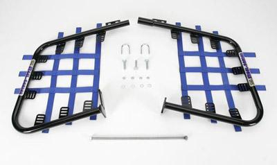 DG Performance - DG Performance Steel Nerf Bars - Black Bar - Blue Web - 54-6250
