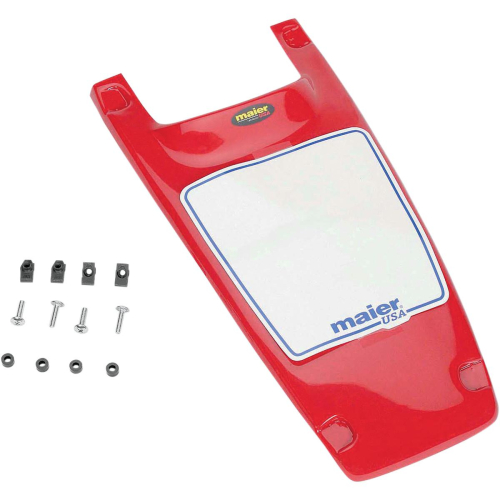 Maier Mfg - Maier Mfg Hood without Headlight - Red - 509692