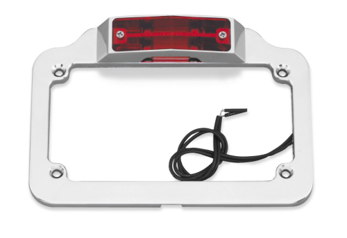 Bikers Choice - Bikers Choice Twin Light License Backing Plate - 75297A