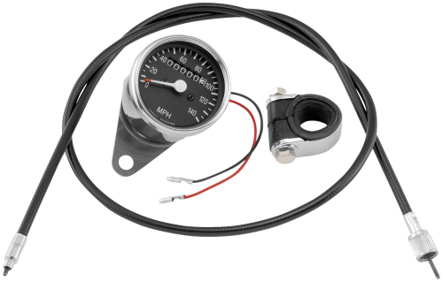 Bikers Choice - Bikers Choice Custom Mini Speedometer Kits - 2:1 Ratio - 71976
