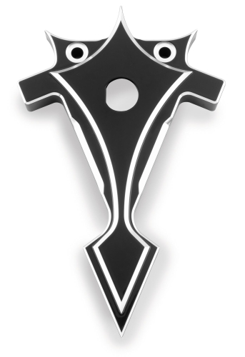 Bikers Choice - Bikers Choice Vulcan Gothic Spike Coil Brackets - Black Ignition Switch Hole - 4067B