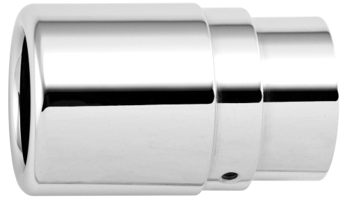 Rush Exhaust - Rush Exhaust Crossover Series Replacement Tip - Straight Cut - Chrome - 25ST1
