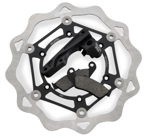 Galfer Brakes - Galfer Brakes Oversize Wave Brake Rotor Kit - KIT0S1