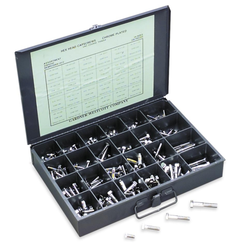 Gardner-Westcott - Gardner-Westcott Hex Bolt Assortments - 1/4in. - 3/8in. Fine Thread - 24-F
