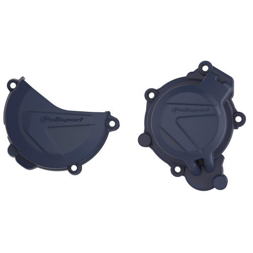 Polisport - Polisport Clutch/Ignition Cover Kit - Blue - 90995