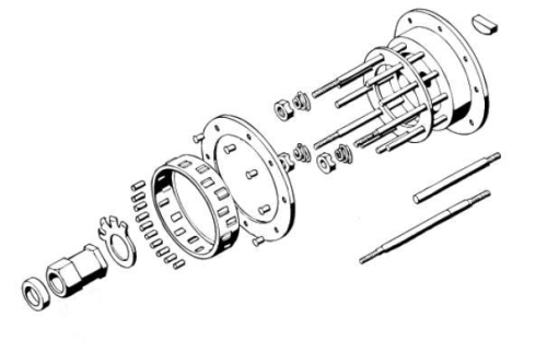 Bikers Choice - Bikers Choice 4-Speed Clutch Hub - Mainshaft Nut Oil Seal - 19175H4