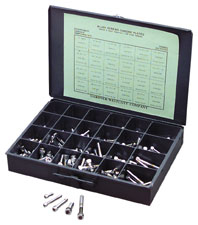 Gardner-Westcott - Gardner-Westcott Polished Chrome Allen Bolt Assortments - Fine Thread - 24-FAP