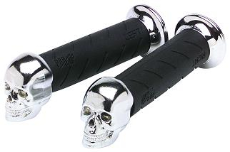 Pro Grip - Pro Grip 862 Skull Cruiser Grips - for 1in. bars - 862HDSK