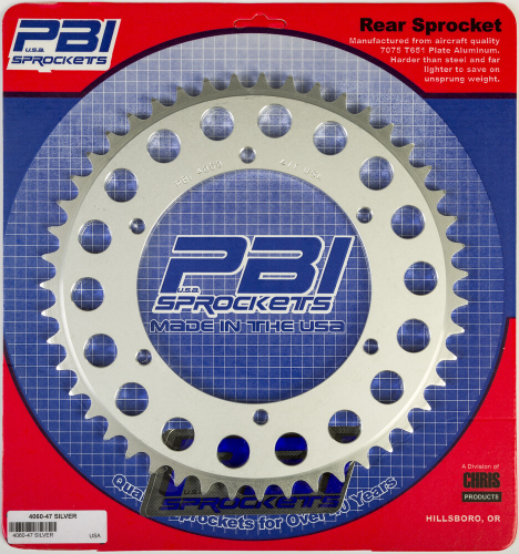 PBI - PBI Aluminum Rear Sprocket - 47T - 4060-47