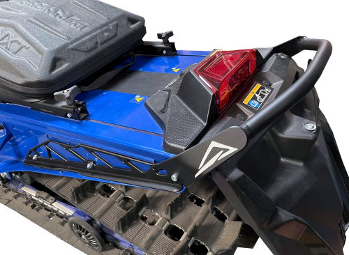 Skinz Protective Gear - Skinz Protective Gear Rear Custom Aluminum Bumper - Flat Black - PRB440-FBK