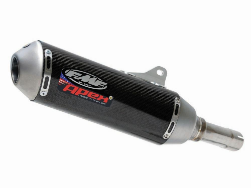 FMF Racing - FMF Racing Apex Slip-On - Stainless Tailpipe - Carbon Muffler - Titanium Endcap - 042164