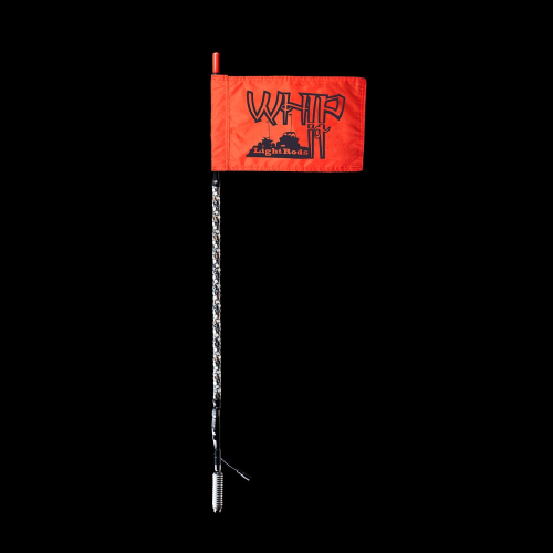 Whip-It - Whip-It Lighted Bluetooth LED Flag - 3ft - Black - 3-103BBT