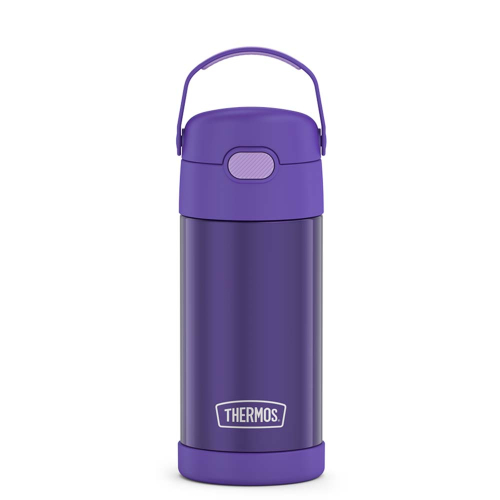 Thermos - Thermos FUNtainer&reg; Stainless Steel Insulated Straw Bottle - 12oz - Purple