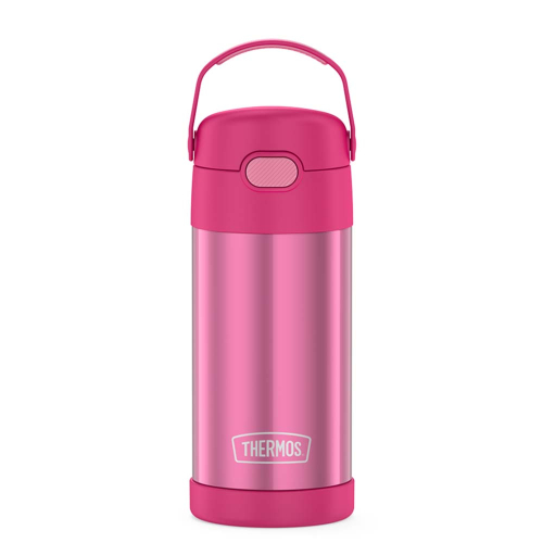 Thermos - Thermos FUNtainer&reg; Stainless Steel Insulated Straw Bottle - 12oz - Pink
