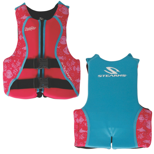 Puddle Jumper - Puddle Jumper Hydroprene&trade; Life Vest Youth - Teal/Pink - 50-90lbs