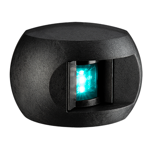 Aqua Signal - Aqua Signal Series 28 Starboard LED Side Mount Light - Black Housing