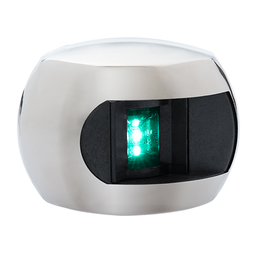 Aqua Signal - Aqua Signal Series 28 Starboard LED Side Mount Light - Stainless Steel Housing