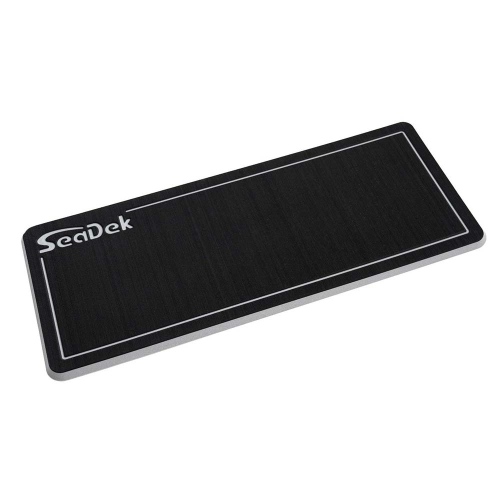 SeaDek - SeaDek 14" x 36" 20mm Dual Density Large Helm Pad Black/Storm Grey Brushed - 355.6mm x 914.4mm x 20mm