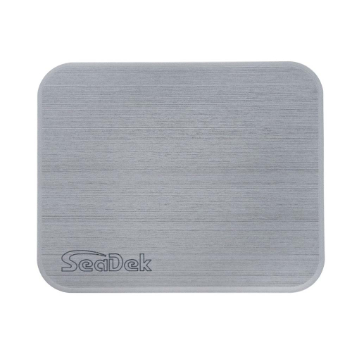 SeaDek - SeaDek YETI Roadie 24 Cooler Top 5mm Storm Grey SeaDek Logo Brushed