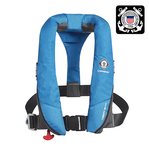 Crewsaver - Crewsaver Crewfit 35 Sport USCG Automatic Life Jacket - Blue