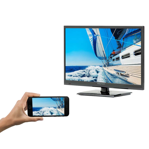 Majestic Global USA - Majestic 22&rdquo; LED TV 12V FHD Global Tuners, DVD, USB, MMMI, Low Power Current